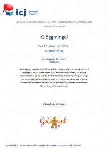 Inbjudan Glöggmingel